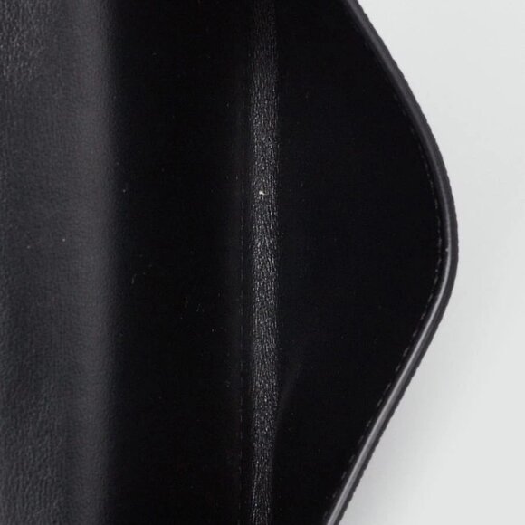 Burberry Black Grained Leather TB Compact Lark Wallet - Picture 6 of 9